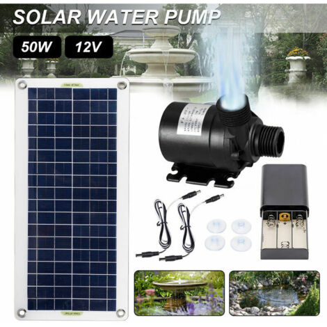 800L/H 50W Ultra Leise Bürstenlose Solar Wasserpumpe SubSN Motor Garten Brunnen Dekoration..DEBUNS (1/4)