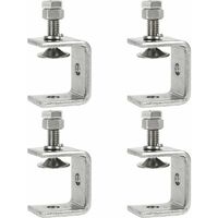 Klem Heavy Duty Tijger Klem Metalen C Klemmen Houtbewerking C-Klem Met Brede Kaak Opening (130MM), 2 STKS
