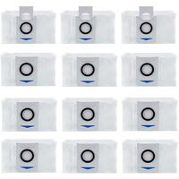12 Stück Staubsaugerbeutel-Zubehör für Ecovacs Deebot X1 Omni / X1 e Omni, Staubsauger-Ersatzzubehör Staubbeutel