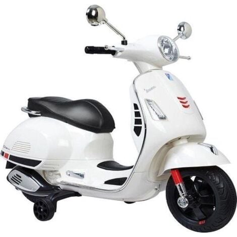 Moto Électrique Pour Enfants scooter piaggio Vespa Sprint 12V Lumières LED  Sons