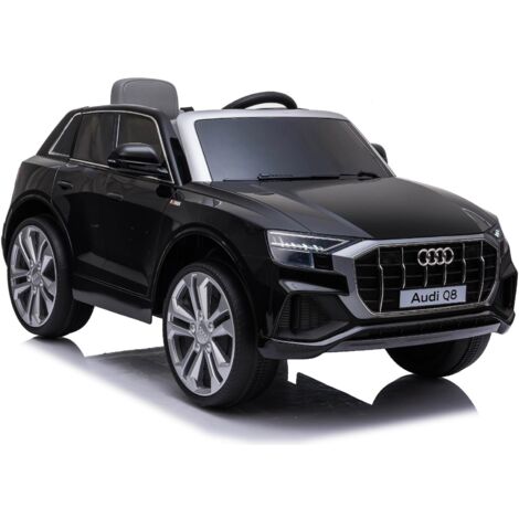 sweeek - AUDI Q8 Blanc, voiture électrique 12V, 1 place, 4x4 pour