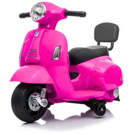 Vespa Piaggio 6V Electrique pour Enfants 6V avec Effets Sonores et