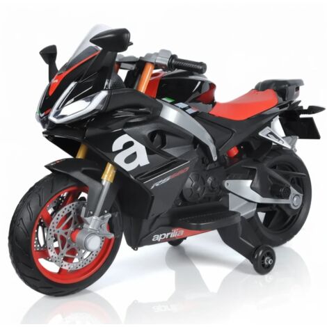 Aprilia RS660 - Moto Electrique pour Enfants - 12V - 3 à 6 ans - Noir