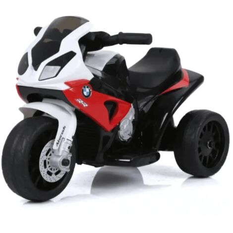 BMW S1000 RR - Moto Électrique Enfant - 1 à 3 ans - Batterie 6V - Rouge