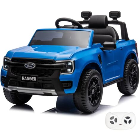 Berghoff – Voiture électrique enfant Ford Ranger 12V – 2 moteurs – Vitesse 3 à 5 km/h – Siège en similicuir – Télécommande parentale incluse