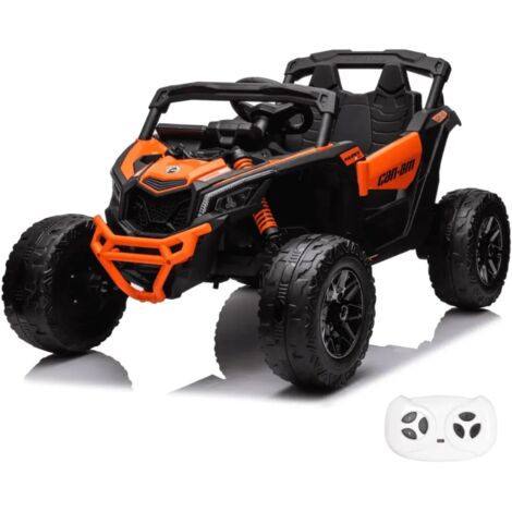 Berghoff – Buggy électrique 12V 4x4 pour enfants 1 à 6 ans – Vitesse 3 à 6 km/h – Télécommande parentale – Ceintures de sécurité
