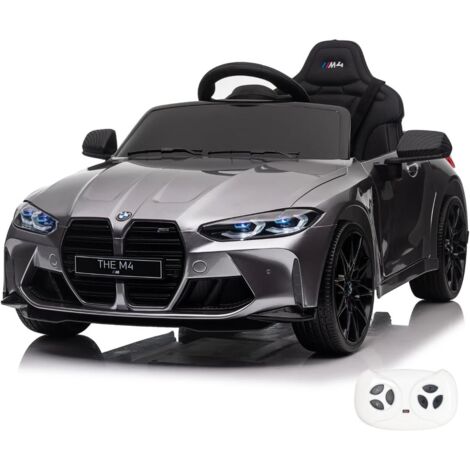 Aptliton Voiture électrique Enfant BMW M4 sous Licence Officielle, 12V 4,5Ah Batterie Longwei, 2 Moteurs, Chargeur Européen, Voiture Télécommandée Enfant Multi-Couleurs, 2-8 Ans
