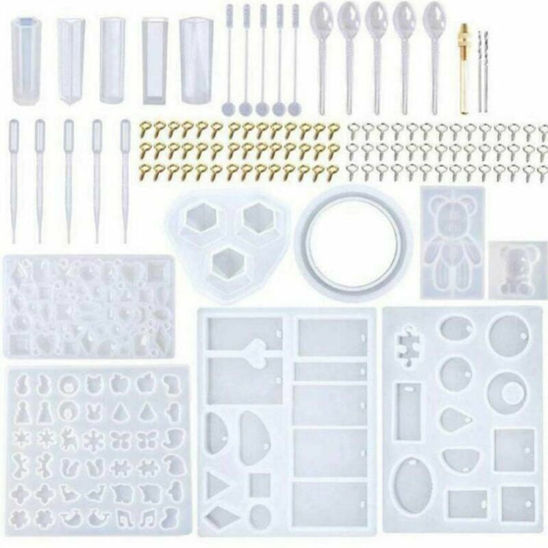 Kit de fabrication de résine Artisanat Accessoires de fabrication de résine  Outils pour débutants en bricolage Moulage de résine époxy