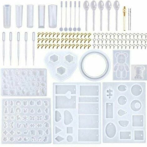 Accessoire De Bricolage, Outil En Résine époxy Silicone Résine époxy Bijoux  Pour La Fabrication De Bricolage Pour L'artisanat Décorations Pour La  Fabrication De Bijoux 