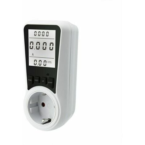 Compteur de consommation électrique, prise de surveillance de la consommation  électrique du wattmètre avec 7 modes