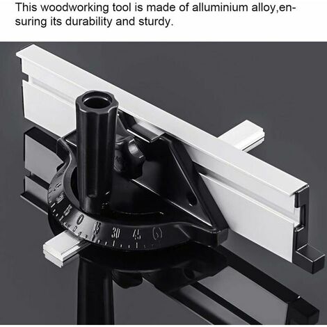 QWORK® 300 mm T-Track T-Slot en Aluminium, Rail à Onglet en T pour Scie à  Table, Défonceuse et Outils de Travail du Bois, 19 x 10mm, 2 Pièces :  : Bricolage