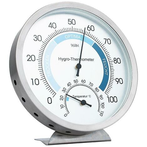 Hygromètre thermomètre analogique - Thermomètre intérieur et