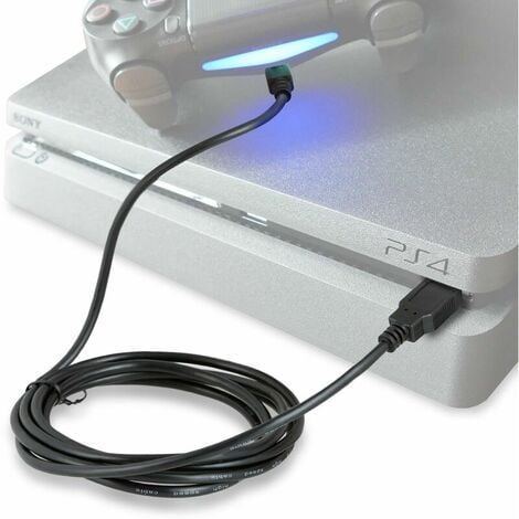Câble Usb Recharge Manette Pour Sony Playstation 4 Ps4 3 Mètres
