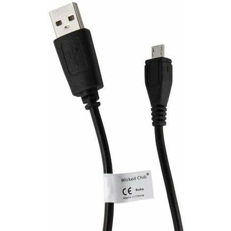 Câble et adaptateur pour vidéosurveillance Câble de chargement USB  Playstation 4 pour manette PS4 Manette sans fil DualShock 4 (jeu de 2, 180  cm, microUSB) noir, 2X câbles de chargement