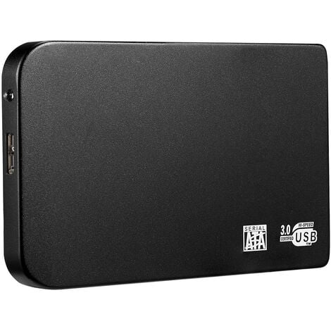 Disque dur externe SSD, disque dur externe 14 To Disque dur externe  portable Disque dur externe USB 3.0 haute vitesse pour Mac, PC, ordinateur  portable (14To Noir)