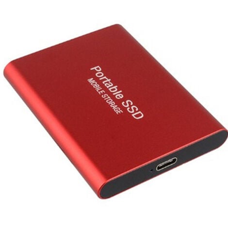 Disque dur SSD portable pour ordinateur portable Windows 7 Mac Disque dur  mobile de type C