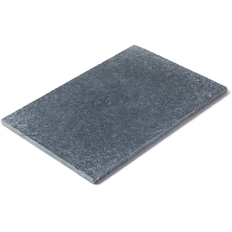 Lames De Carrelage Adhésif PVC Gris Foncé, Liseré Bleu - Lot De 6 Pour Déco Sol Et Mur