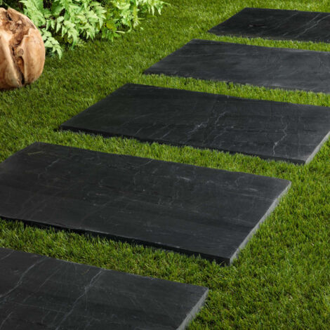 Pas Japonais Ardoise Naturelle - 80x50 cm - Gris