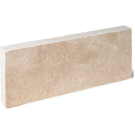 Bordure Mosaïque En Travertin Naturel Jaune Or - PENC-51315_f - Lot De 10 Pièces