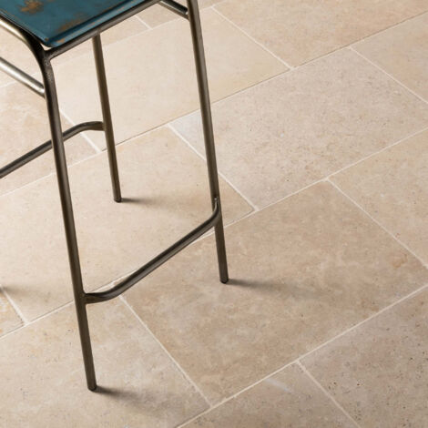 Carrelage effet pierre naturelle Sinai 60x40 cm – Couleur beige – Dalle de 0,24 m² pour revêtement intérieur et extérieur
