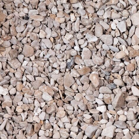 Galet décoratif beige 10/20 mm – Sac 20 kg (0,3 m²) – Pierre naturelle roulée pour aménagements extérieurs