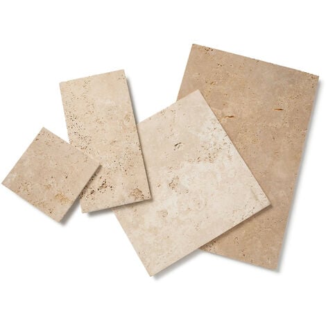 Carrelage Travertin 2nd choix - Opus 4x1,2 cm - Beige Light (vendu par paquet de 0,74 m²)