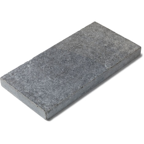 Margelle de piscine Pierre Naturelle Sinai - 60x30x5 cm - Bord droit - Gris
