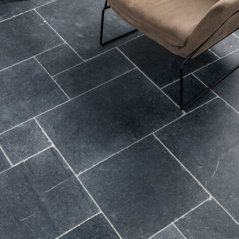 Carrelage effet pierre naturelle 4x2 cm bleu – Surface 0,72 m² – Compatible mortier et colles – Pour murs et sols intérieurs/extérieurs