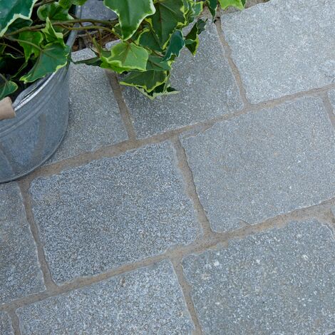 Pavé extérieur Pierre Naturelle Tandur - Longueur Librex15x2,2 cm - Gris (1/2)