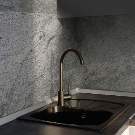 Feuille de pierre naturelle Namib 122x61 cm – Épaisseur 1-2 mm – Pose intérieure et douche – Facile à découper et installer