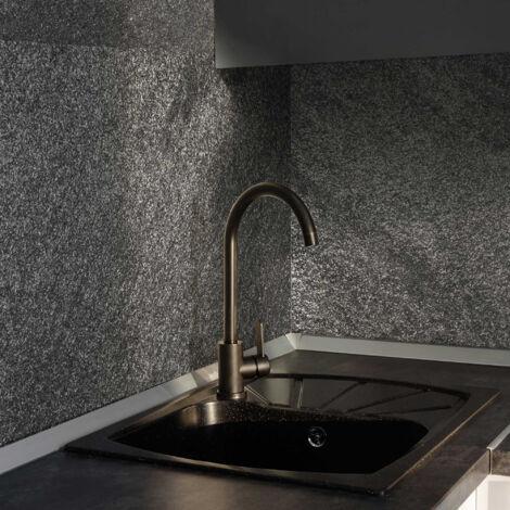 Feuille de pierre naturelle Mojave 122x61 cm – Épaisseur 1-2 mm – Pose intérieure et douche – Traitement hydrofuge recommandé