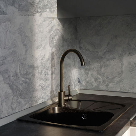 Feuille de pierre naturelle Gobi 122x61 cm – Épaisseur 1-2 mm – Pose intérieure et douche – Traitement hydrofuge Lithofin