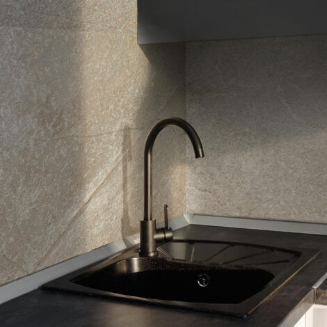 Feuille de pierre naturelle Yuma – 120 cm x 60 cm – Épaisseur 1-2 mm – Pose intérieure et douche – 0,72 m²