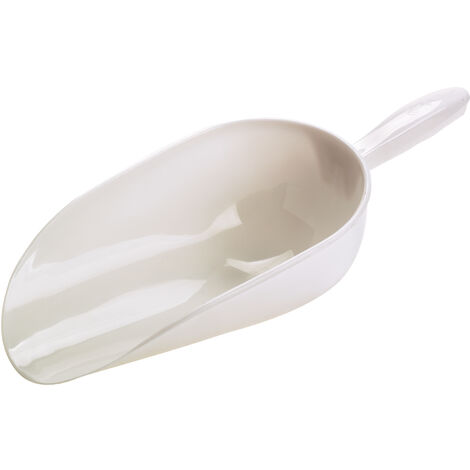 Pelle à grain en plastique 2 l – Conçue pour un usage intensif – Non toxique – Forme ronde pour un remplissage facile – Kamer