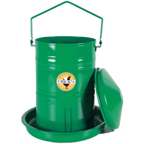 Nourrisseur trémie émaillé à crémaillère 5 L