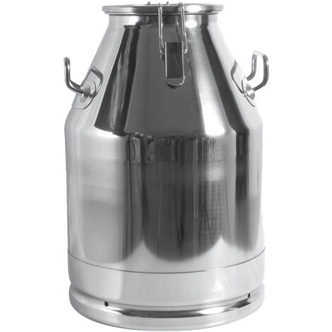 Bidon de lait pour transport en acier inox 30L