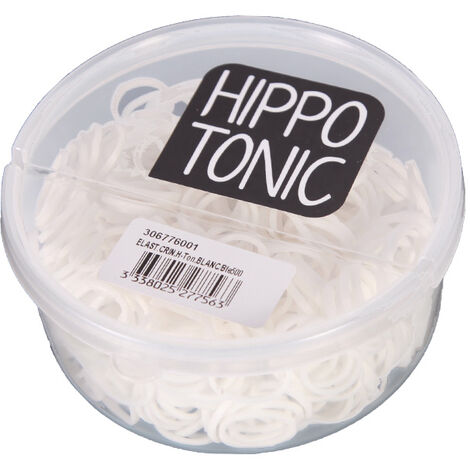 Élastiques à crinière blanc