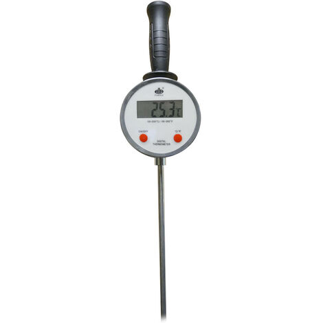 Thermomètre digital, sonde longue 1.45 m (1/2)