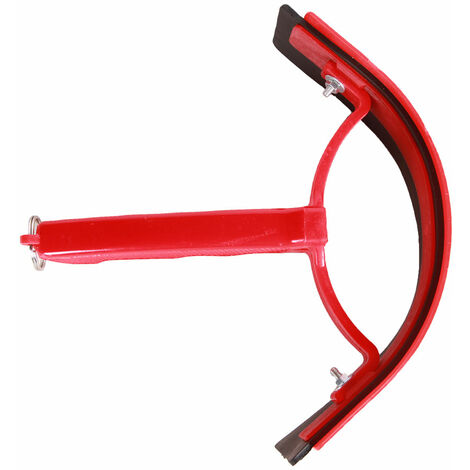 Couteau de chaleur cintré rouge (1/4)