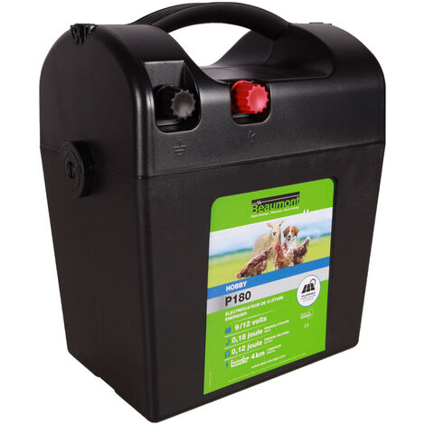 Beaumont – Poste à pile 9V HOBBY P180 – Énergie délivrée 0,12 J – Voltage 8500 V – Protection UV – Distance 4 km en laboratoire (1/4)