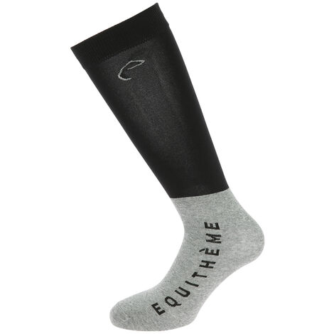 Chaussette 'Compet' noir/gris - 31-35 (1/2)