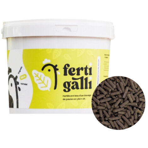 Fertilisant 100 % naturel fientes de poules 4 kg FERTIGALLI