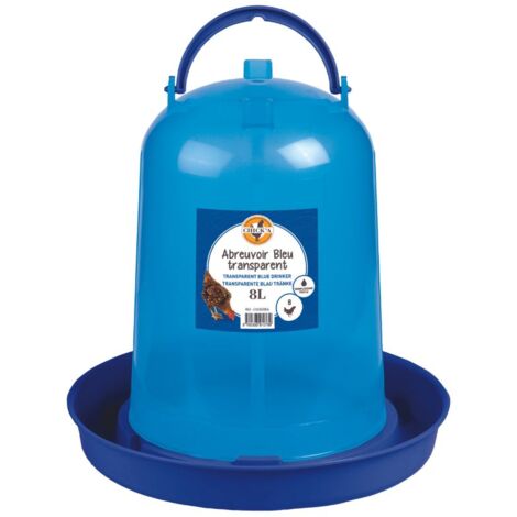 Abreuvoir bleu transparent 8L (1/4)