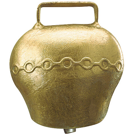 Cloche en acier bombé coloris bronze 75 mm (1/2)