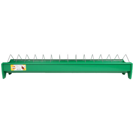 Mangeoire à grille en plastique pour poulets, 75 cm (1/2)