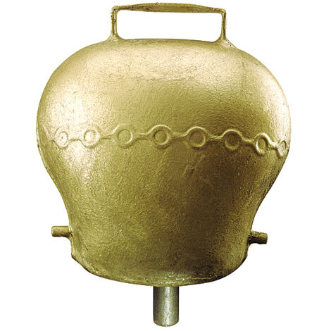 Cloche en acier bombé coloris bronze 90 mm (1/2)