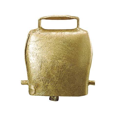Cloche en acier droit coloris bronze 75mm (1/2)