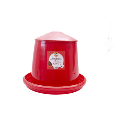 Nourrisseur à trémie plastique 8 à 10 l (1/2)