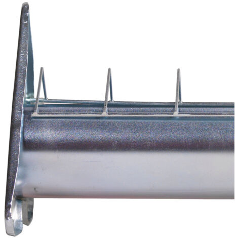 Mangeoire en acier galvanisé à grille mobile 50 cm pour 6 poulets