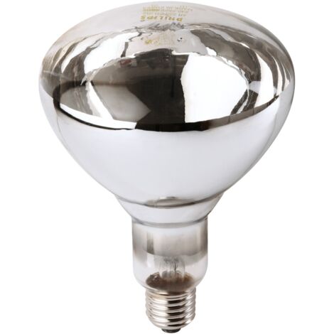 Ampoule chauffante infrarouge 150W – Verre trempé durable – Zone d'émission de chaleur 600W/m² – Pour terrarium et élevage d'animaux – Kerbl